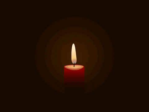 All Souls Day Candle GIF