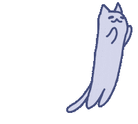Bored Cat Sticker