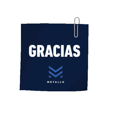 Metallo_oficial giphygifmaker gracias metalurgica metallo Sticker
