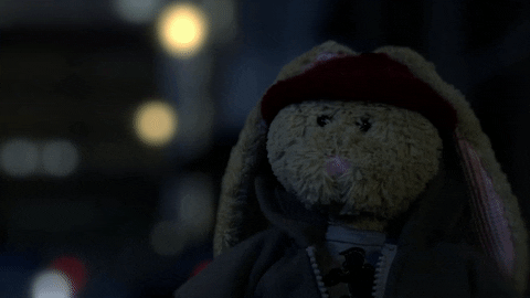 walking bunny GIF by Zackary Rabbit