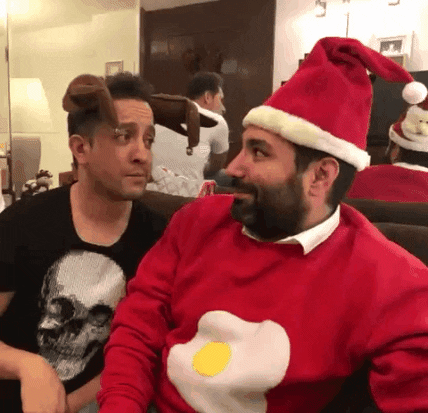 Iv_Moony giphygifmaker giphygifmakermobile laughing awkward GIF