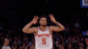 New York Knicks Celebration GIF by NBA