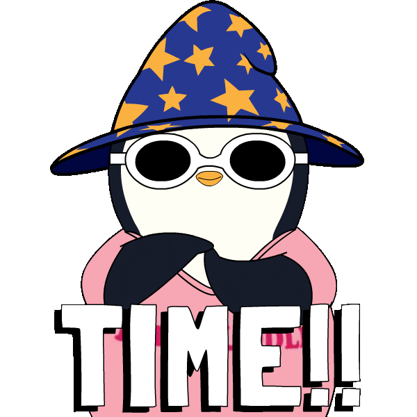 Stop It Time Out Sticker by Pudgy Penguins
