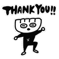 GYOZA_GEEK_Anagasaki happy weird thank you oops Sticker