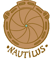 Katikut steampunk submarine nautilus aperture Sticker