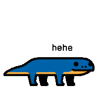 Newt Salamander Sticker