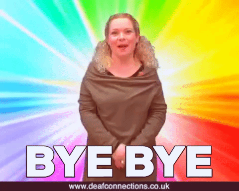sign language goodbye GIF