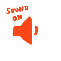 Orange Sound Sticker by Humad®
