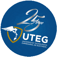 UTEG-EC uteg 25 años logouteg Sticker