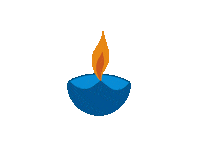 Fire Diwali Sticker