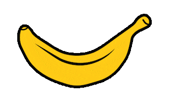 Fruit Banana Sticker by Hobbykokken