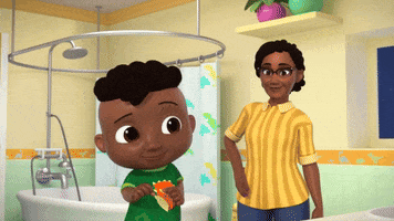 Animation Hair GIF by Moonbug