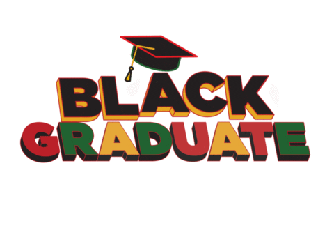 High School Graduate Sticker by Black High School Graduation