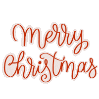 Merry Christmas Sticker