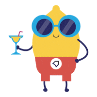 Beach Candy Sticker by Geniebook
