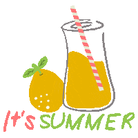 summer lemon Sticker by Dita W. Yolashasanti