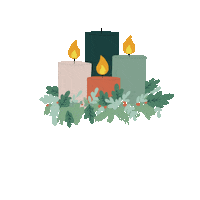 180gradsalon weihnachten advent adventskalender kerze Sticker