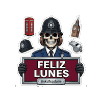 Scotland Yard Halloween Sticker