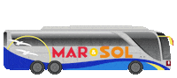 maresolviagens sun sol bus mar Sticker