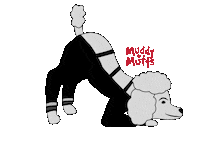 Dog Play Sticker by Muddy Mutts