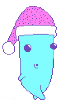 santuke christmas pixel pixelart xmas Sticker