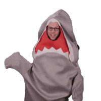 Excuse Me Hello Sticker by Shark Week