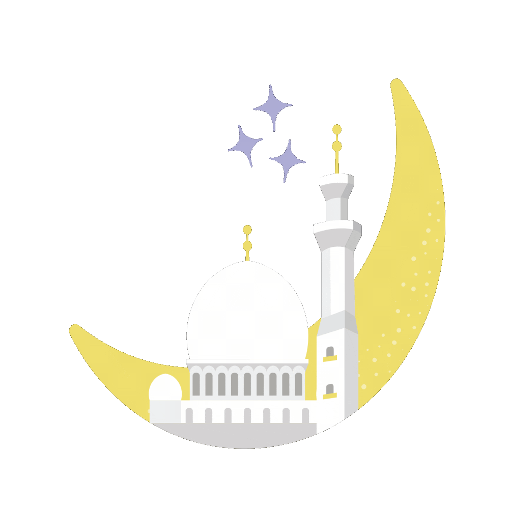 Ramadan Mosque Sticker by Luma.ae