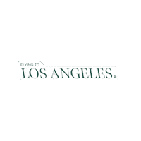 Flying Los Angeles Sticker by Momentum Ventures
