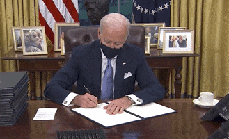 Signing Joe Biden GIF by GIPHY News