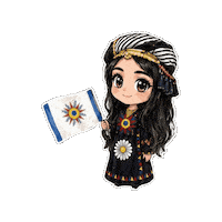 Flag Jesus Sticker by chaldeanmediahistory