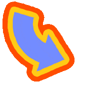 Arrow Rennes Sticker by ÈS.B Studio