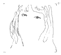 drawing blink Sticker by TraceLoops