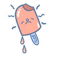 Blkjones hot sad summer ice Sticker