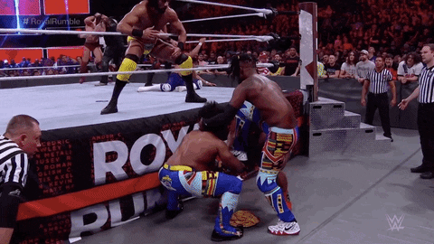 Royal Rumble Wow GIF by WWE