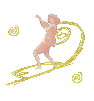 Surfing Happy Dance Sticker by Youngr