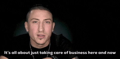 It's All About Just Taking Care Of Business
