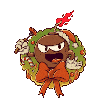 Merry Christmas Boom Sticker by Jealous Devil Charcoal