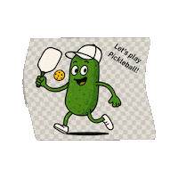 Pickleball Pickle Sticker