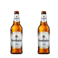 beer drinking Sticker by Krombacher