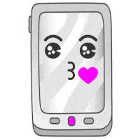 In Love Kiss Sticker by Pixel Parade App