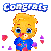 Happy Well Done Sticker by Lucas and Friends by RV AppStudios