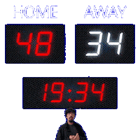 34 Away Sticker