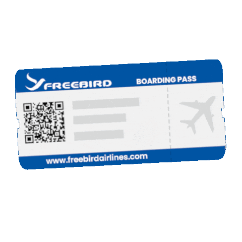 Travel Vacation Sticker by Freebird Airlines