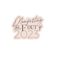 New Year Goals Sticker by Manifestation Babe
