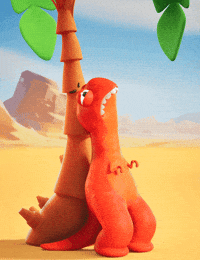 Rub Scratching GIF by Claynosaurz