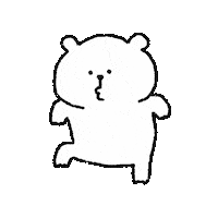 Bear くま Sticker by yoyoyon