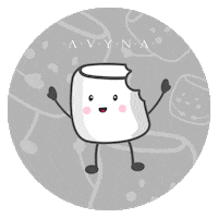 Marshmallow Sticker by Avyna