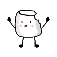 Marshmallow Sticker by Avyna