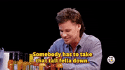 Theo Von Hot Ones GIF by First We Feast