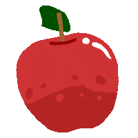 Animation Apple Sticker by VJ Suave